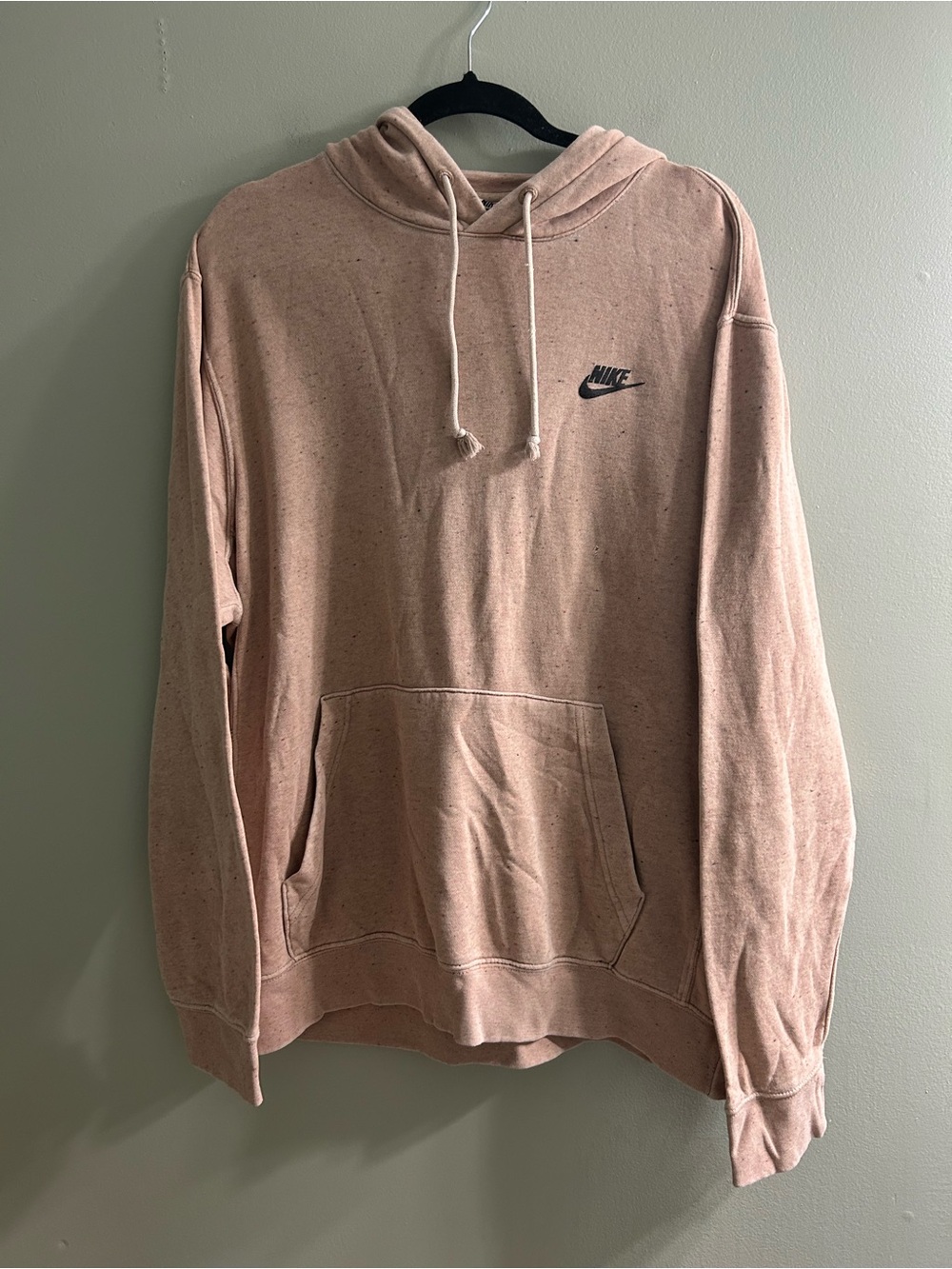 Nike Club+ Revival pullover hoodie in speckled driftwood